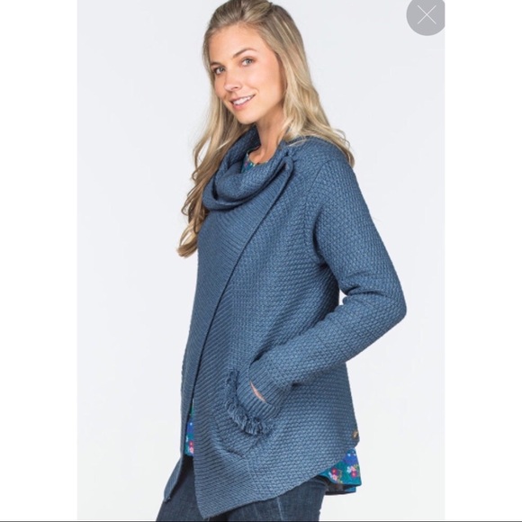 Matilda Jane Sweaters - MJ Envision This Knit Cowl Poncho Wrap Sweater